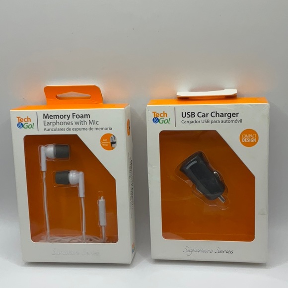 Memory Foam Earphones & Microphone, External Noise Blocking Tech & Go White - Picture 3 of 5